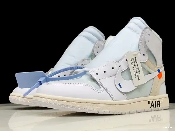 Rep TBK Air High 1 Retro Jordan Off-White White AQ0818-100 0615